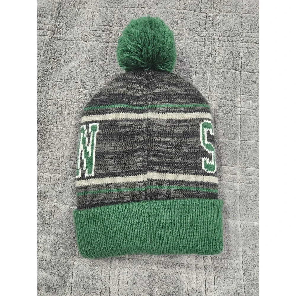 Harry Potter Slytherin Pompom Beanie Hat Green Black One Size Fits Most